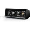 imageSilent LED Automatic Watch Winder 4 Box with Patented Bracket and Piano Paint Finish