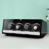 imageSilent LED Automatic Watch Winder 4 Box with Patented Bracket and Piano Paint Finish