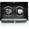 imageSilent LED Watch Winder 2 Box with Patented Bracket and Piano Paint Finish