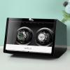 imageSilent LED Watch Winder 2 Box with Patented Bracket and Piano Paint Finish