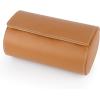 imageWatch Travel Case Watch Roll Case Box Watch Display Case brown Gray Handcrafted by Craftsmen 157 x97 x76 Two epitope brown