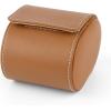 imageWatch Travel Case Watch Roll Case Box Watch Display Case brown Gray Handcrafted by Craftsmen 8 x 97 x 76 One epitope brown