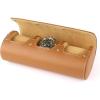 imageWatch Travel Case Watch Roll Case Box Watch Display Case brown Gray Handcrafted by Craftsmen 228 x 97 x 76 Triple epitope brown
